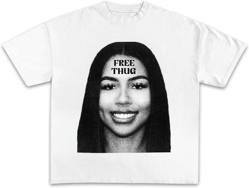 Guzado Rapper Graphic T-Shirt Rap Tee Concert Merch Album Cover Shirt for Men Women