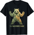 The Takedown Is Mine Wrestling Design T-Shirt