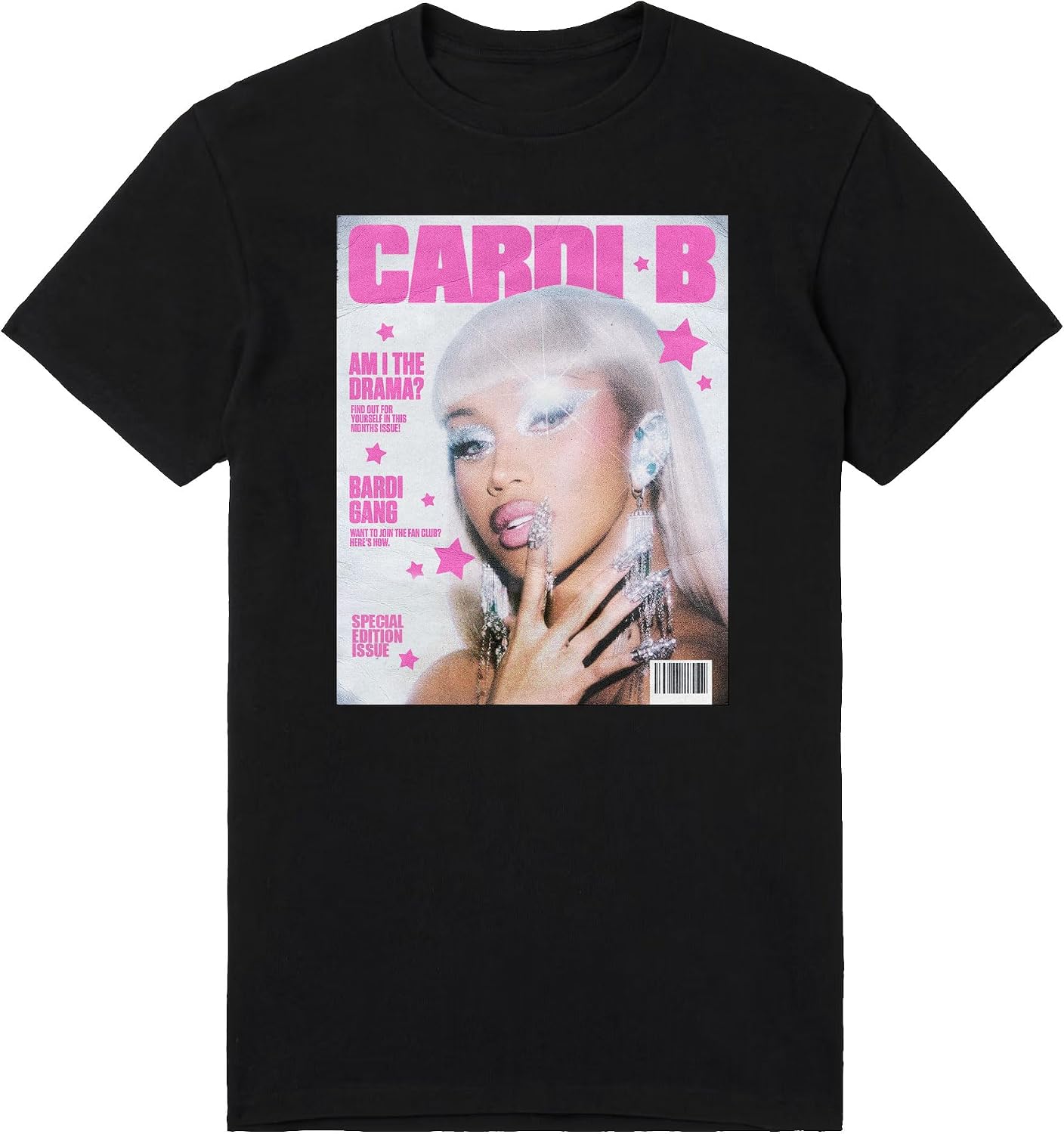 Cardi B Unisex Adult Cardi B Aitd Magazine T-Shirt