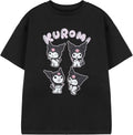 Kuromi Kids Girls Short Sleeved T-Shirt by Hello Kitty