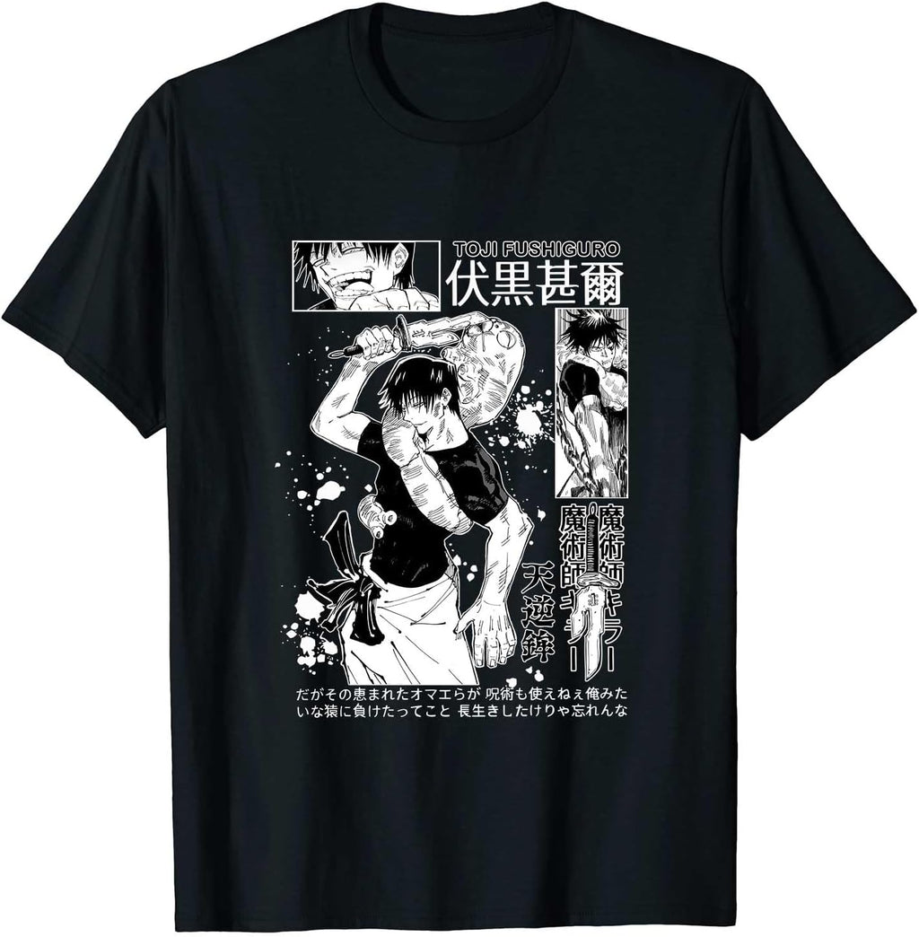 Anime Unisex T-Shirts Men Women Cotton Tees Top