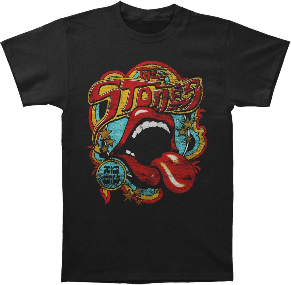 Rolling Stones Men's Retro 70's Vibe Vintage T-Shirt