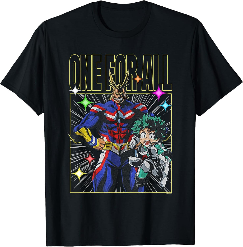 My Hero Academia All Might and Deku One for All Anime T-Shirt