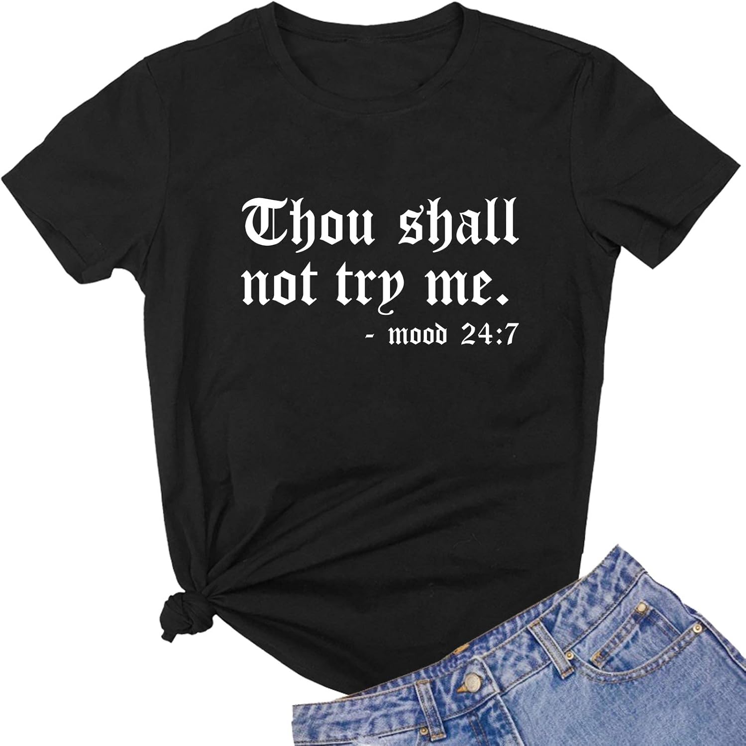 LOOKFACE Women Graphic Cute T Shirts Funny Tees