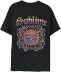 2Bhip Sublime Sun Logo Vintage Style Graphic T Shirt Black | Officially Licensed Sublime Merch, 100% Cotton Crewneck, Unisex, Short Sleeve Graphic Tee, 90s Ska Punk Vintage Style
