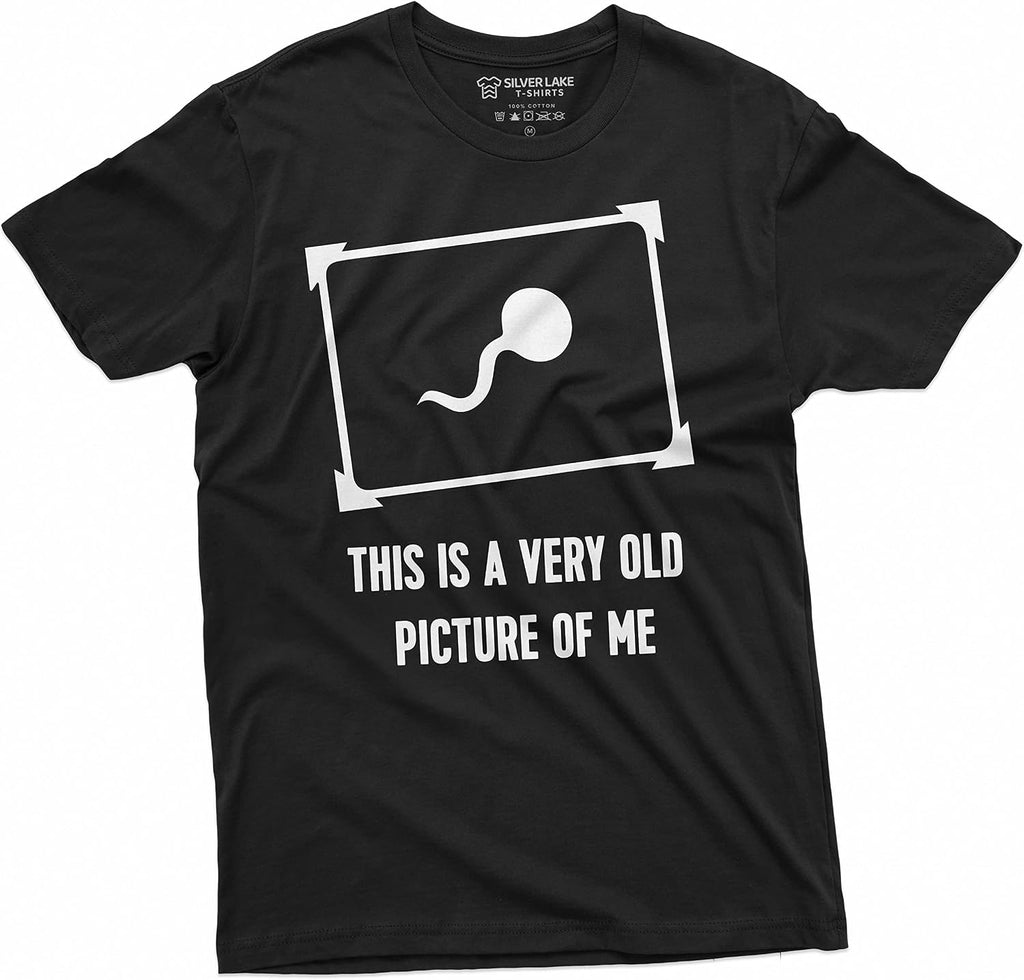 Men's Funny This is a Very Old Picture of me Offensive Funny tee Shirt