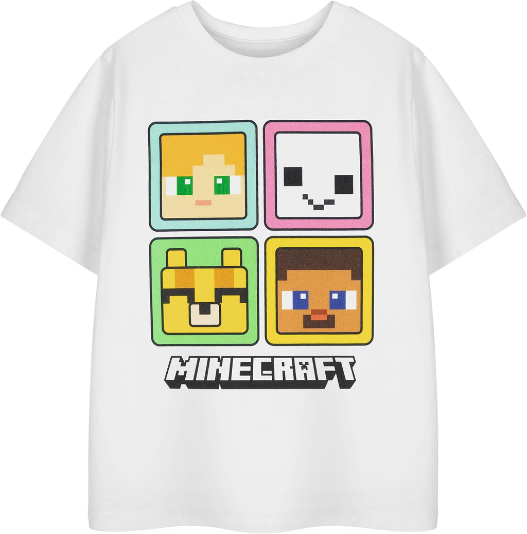 Minecraft Girls Graphic Tee Options| Build Create Explore Game Crew Neck Top
