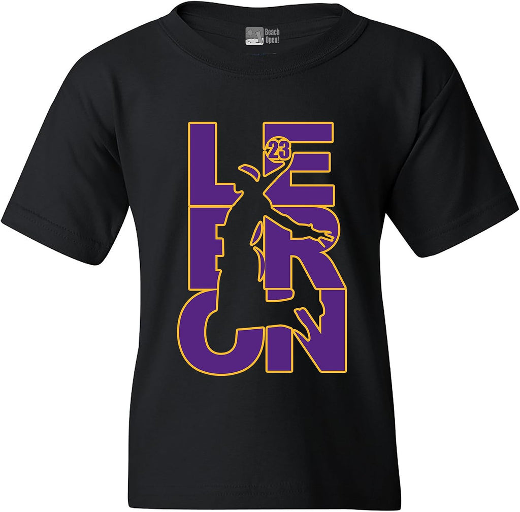 L23 Fan Wear 23 LA Basketball DT Youth Kid T-Shirt Tee