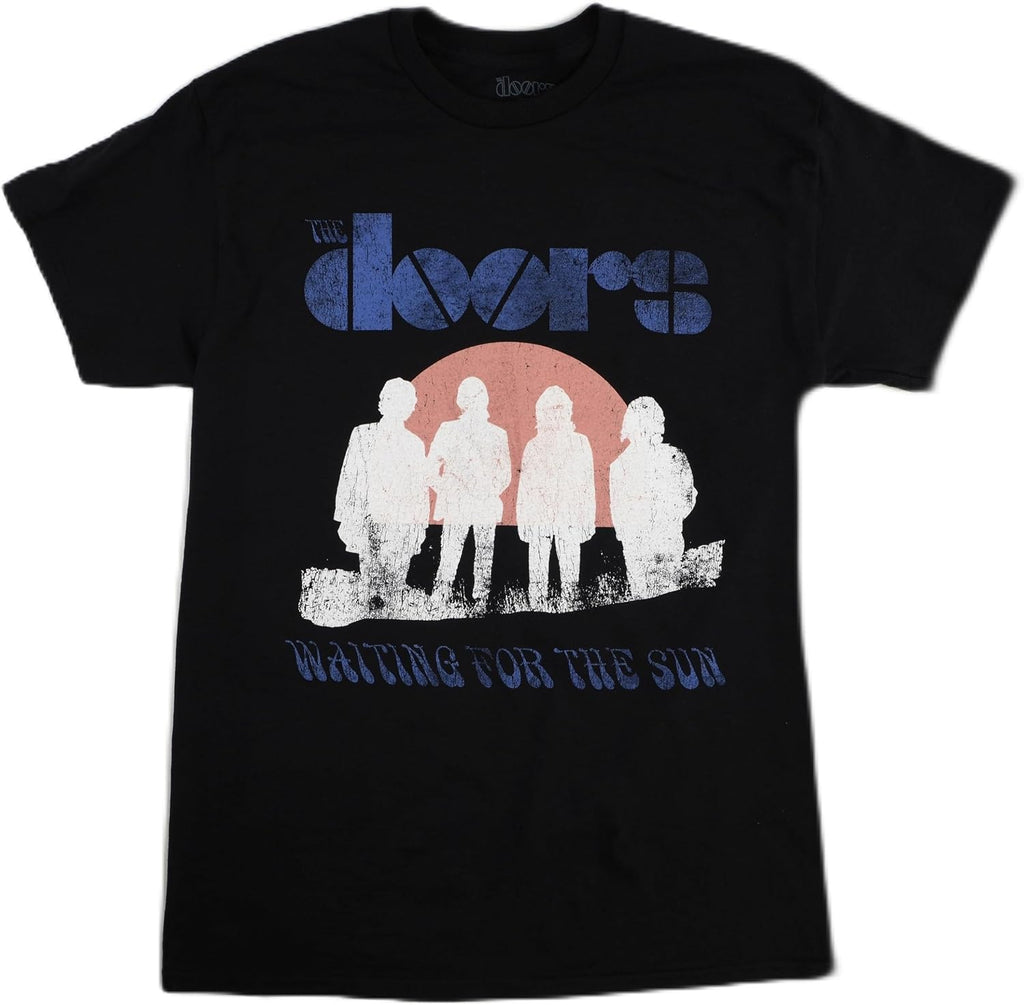 The Doors Unisex Adult The Doors Official Merch Waiting for The Sun T-Shirt