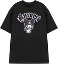 Kuromi Hello Kitty Black Women's Short Sleeve T-Shirt
