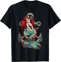 Disney The Little Mermaid Vintage Ariel Anchor Vintage Style T-Shirt