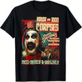 Vintage Cult Horror Tee - Retro Creepy Clown Graphic Streetwear - Heavyweight Cotton Crewneck