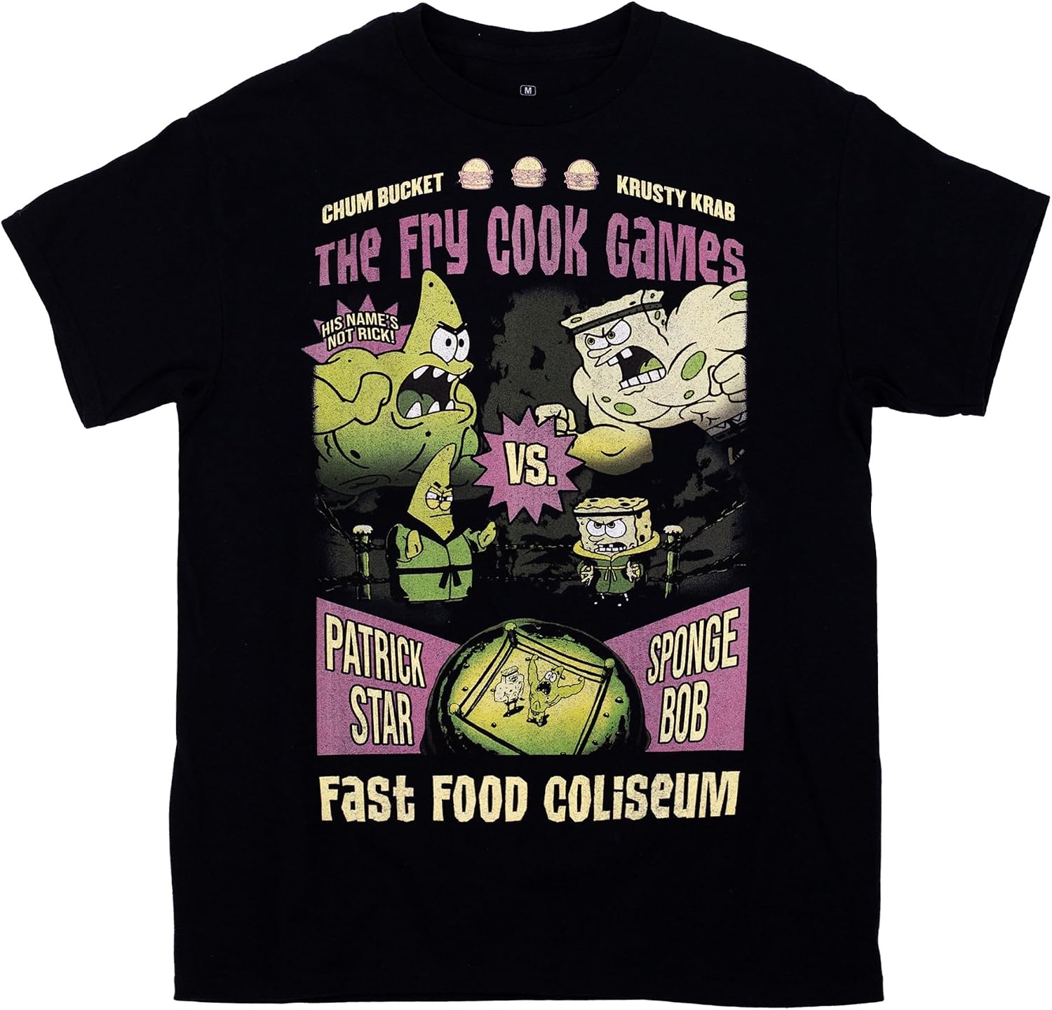 Ripple Junction Spongebob Squarepants Men's Graphic T-Shirt Officially Licensed