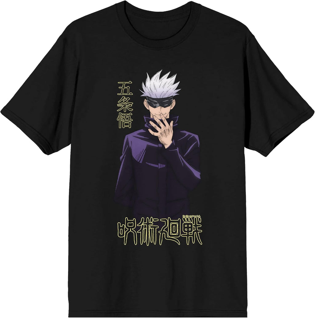 Jujutsu Kaisen Gojo Satoru Men's Black Short-Sleeve Performance Tee