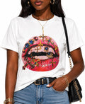Cute Graphic Tees for Women Y2K Tops 2000s Tshirts Streetwear Baggy Shirts Teen Outfits