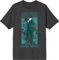 Bioworld Jujutsu Kaisen Megumi Fushigoro Adult Charcoal Crew Neck Short Sleeve T-Shirt