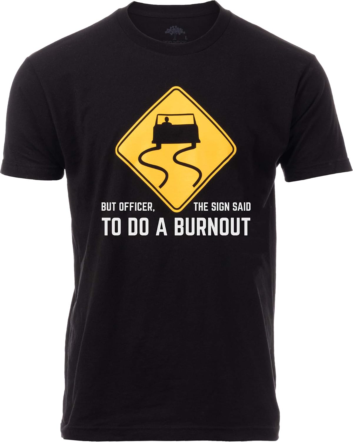 Ann Arbor T-shirt Co. Do Burnout Funny Car Guy Shirts Racing Tee - Black | Gifts for Auto Guys, Dirt Race Enthusiast Graphic Clothes for Man, Drag Mechanic Garage Merch for Men, Joke Phrase Saying Top