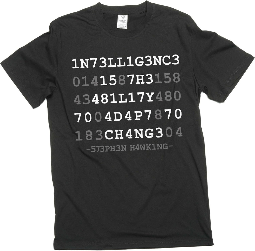 Men's Intelligence is The Ability to Adapt to Change Tee Shirt Science Geek Shirt