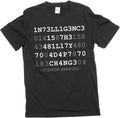 Men's Intelligence is The Ability to Adapt to Change Tee Shirt Science Geek Shirt