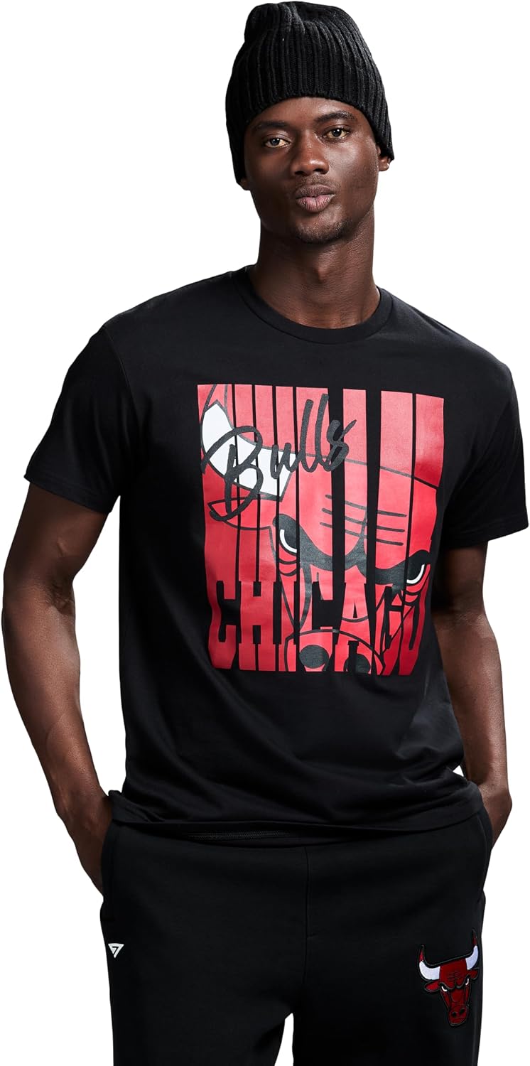 Game 7 NBA Mens Game 7 X NBA Officially Licensed Men's Graphic Short Sleeve Lightweight Crew Neck Cotton Team T-Shirt