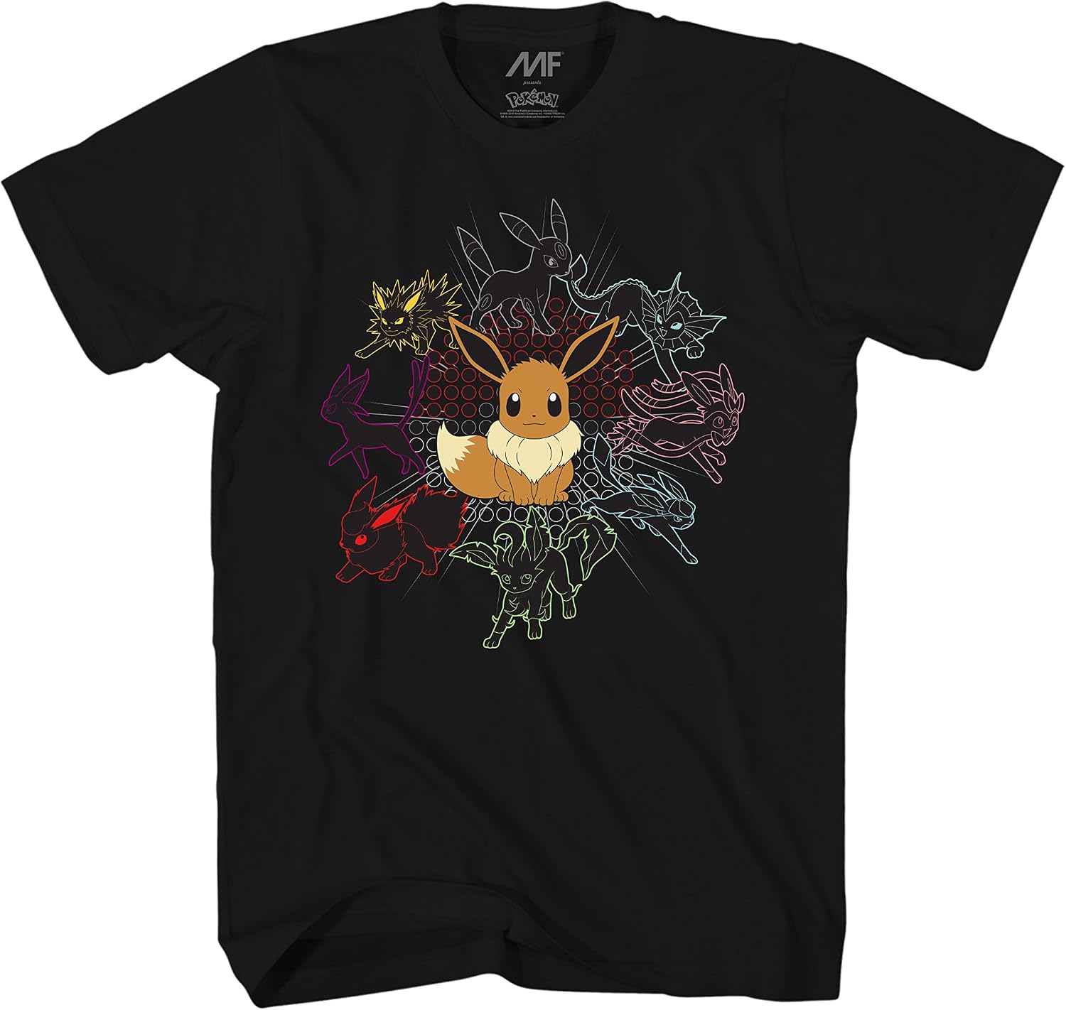Pokémon Mono Eeveeloutions Eevee T-Shirt