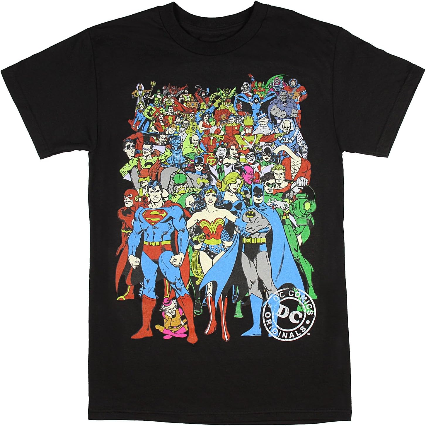 DC Comics Men's DC Characters Original Universe T-Shirt
