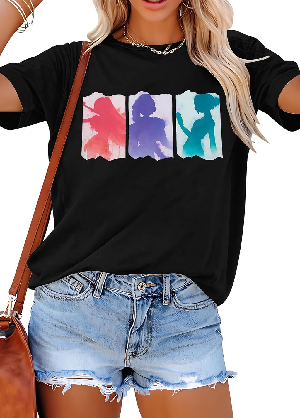 Music Graphic Tees for Women Girls Singer Cartoon Graphic Birthday Top | Music Graphic Tees for Women Girls Singer Graphic Birthday Shirts Gifts Fan Song Tour Concert Outfit Top