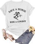 Womens Nashville Western Rodeo Cowgirl Vintage Graphic Band Tee T Shirt Short Sleeve Casual Summer Tops Outfits