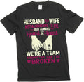 Silver Lake T-shirts Men's Husband and Wife T-Shirt Couple Valentine's Day Relationship