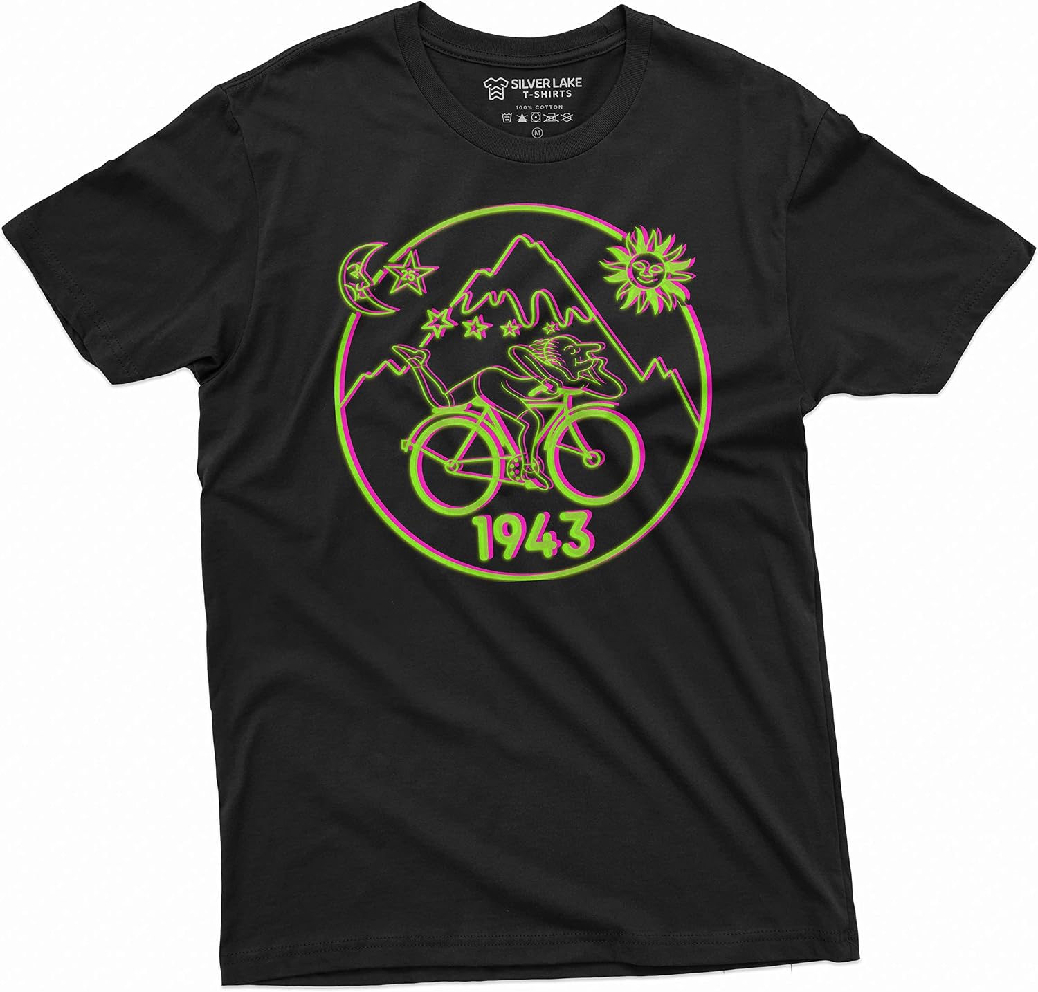 Bicycle Day 1943 T-Shirt Funny Bicycle Tee LSD Acid Dr Albert Hofmann T Shirt Humorous Gifts