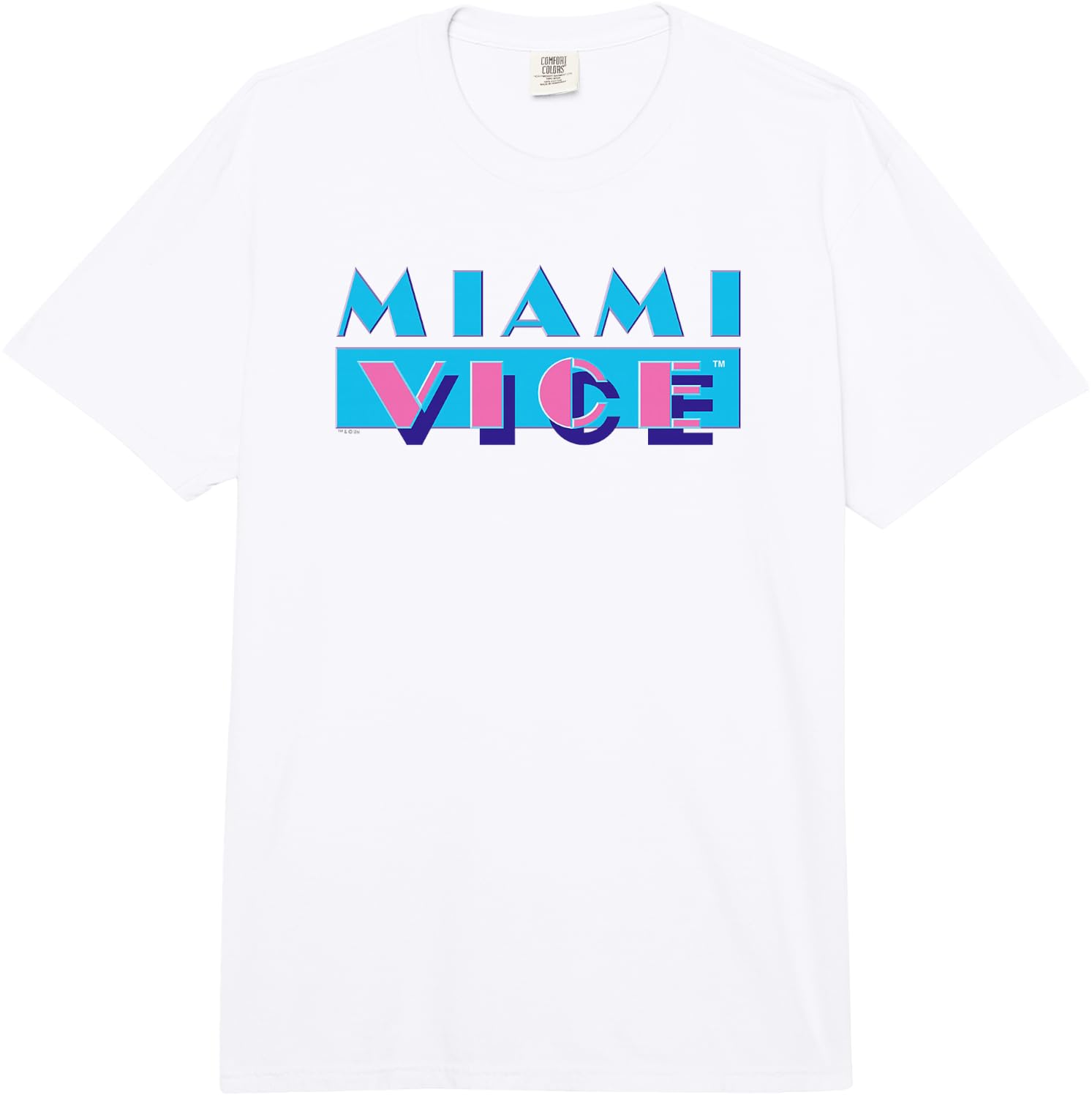 Miami Vice Logo Comfort Colors Adult Heavyweight T-Shirt