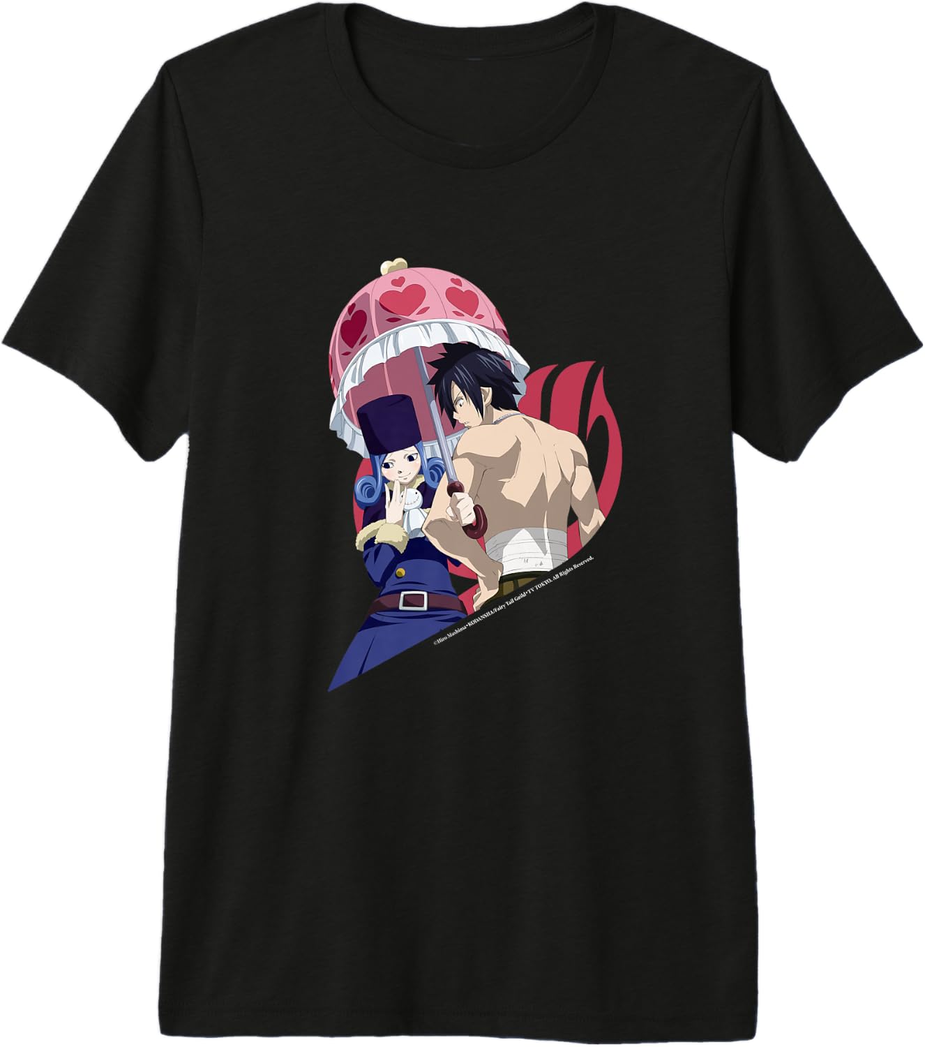 FAIRY TAIL - “Gray Fullbuster & Juvia Lockser” Premium T-Shirt