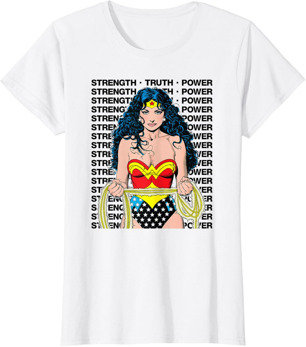 Wonder Woman Strength Truth Power T-Shirt