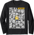 Despicable Me Minions One in A Minion Color Pop Portrait Long Sleeve T-Shirt