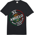 El Abuelo Mas Chingon Mexican Grandpa Cinco De Mayo Flag Comfort Colors Adult Heavyweight T-Shirt