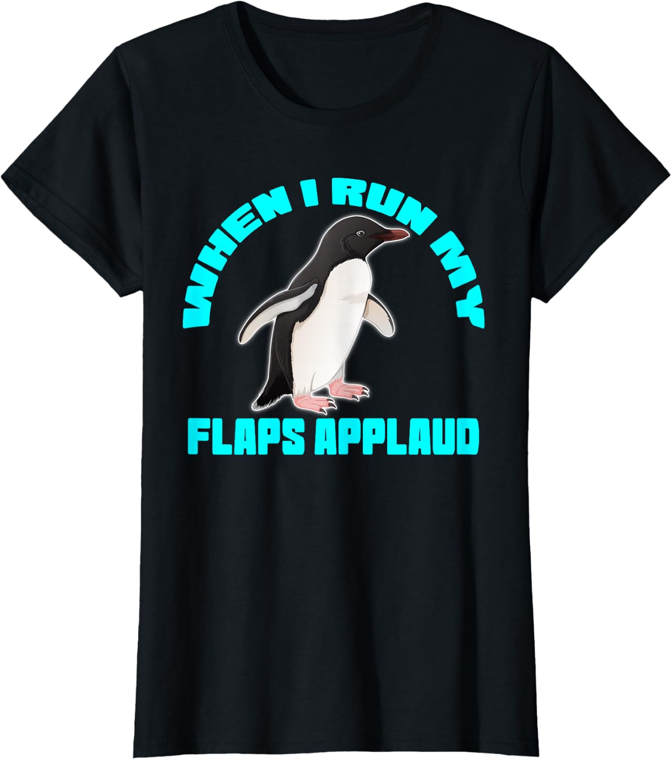 Penguin flaps applaud inappropriate embarrassing roulette T-Shirt