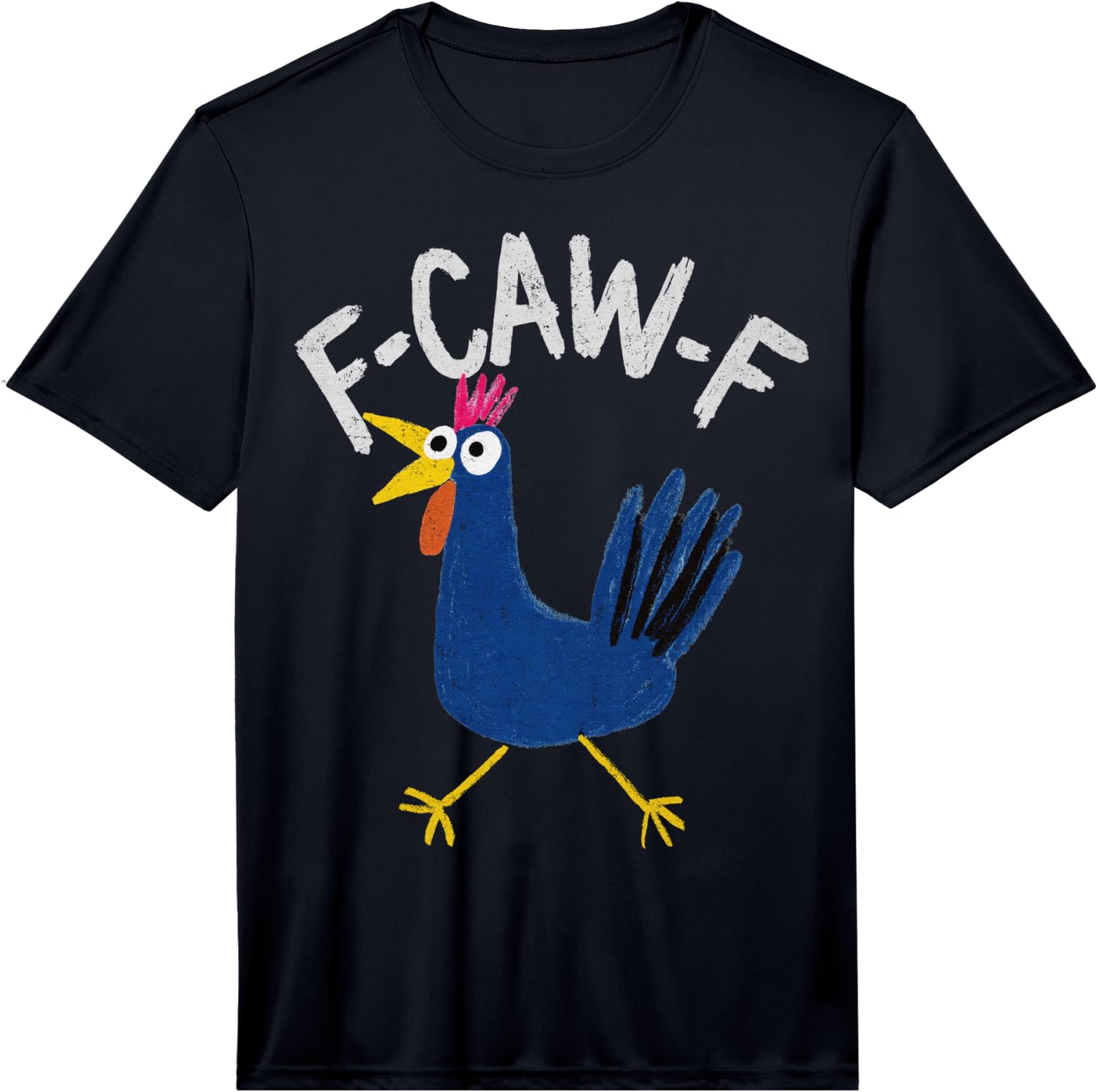 F-Caw-F Funny Chicken FCAWF Humor Rooster Meme Y2K Women Men Performance T-Shirt