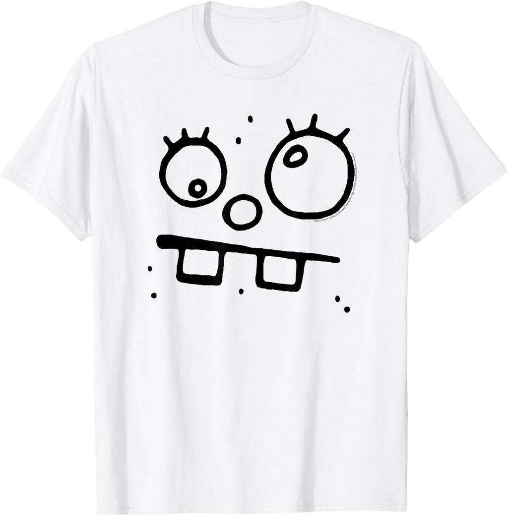 Spongebob Squarepants DoodleBob Face Cartoon Costume T-Shirt