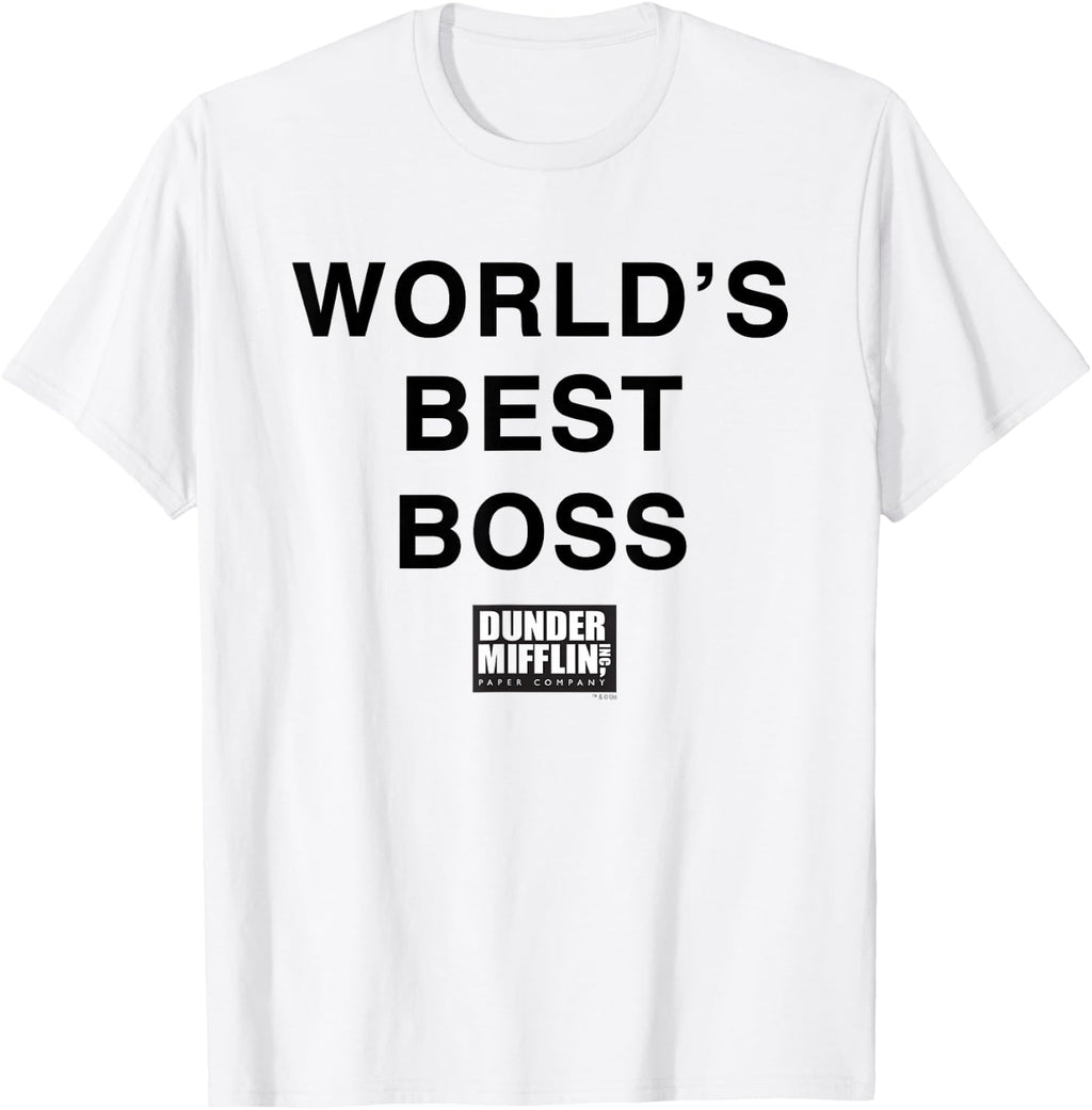 The Office World's Best Boss Michael Scott Comfortable Tee T-Shirt