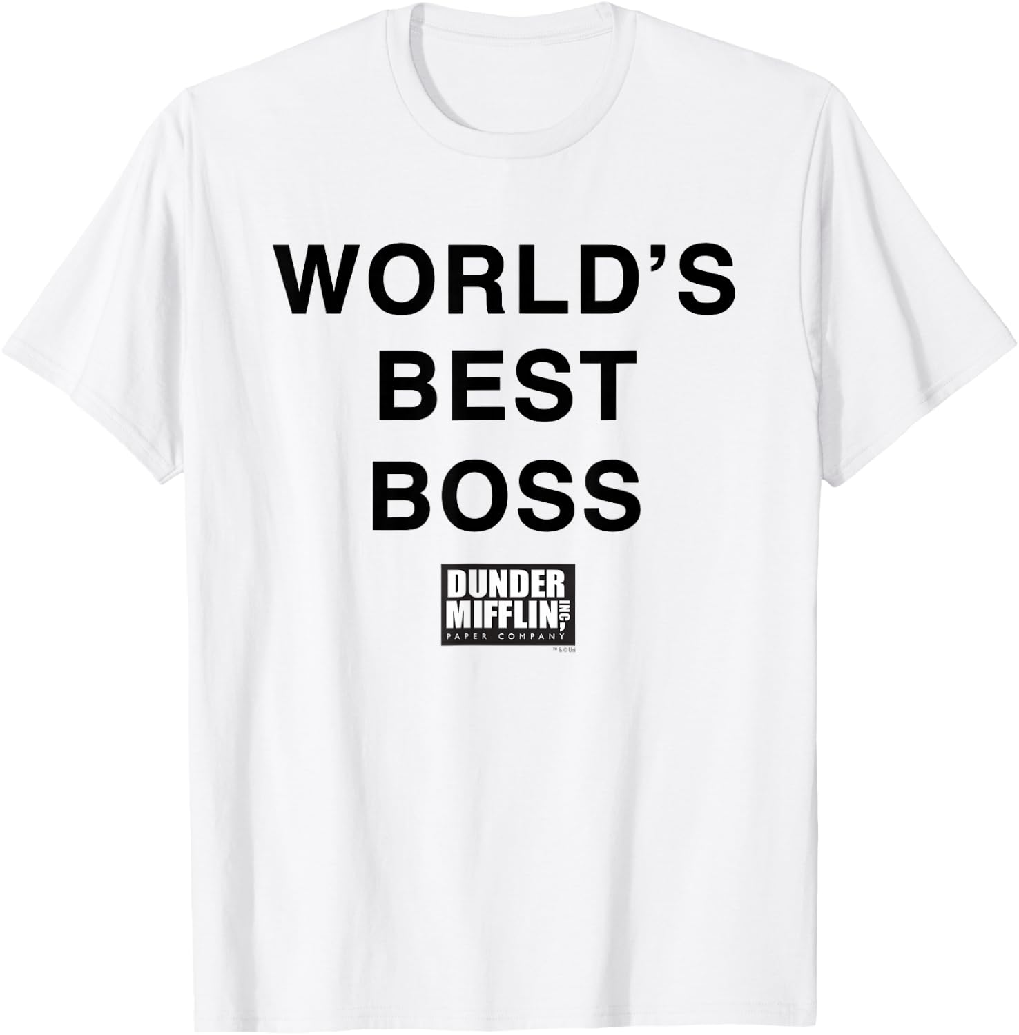 The Office World's Best Boss Michael Scott Comfortable Tee T-Shirt