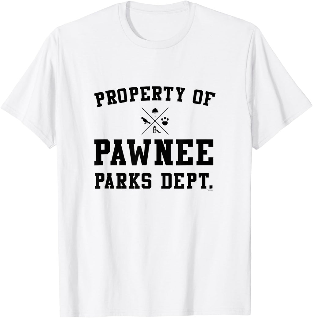 NBC Parks and Recreation Property of Pawnee Comfortable Blue Women's Fitted T-Shirt T-Shirt