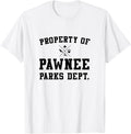 NBC Parks and Recreation Property of Pawnee Comfortable Blue Women's Fitted T-Shirt T-Shirt