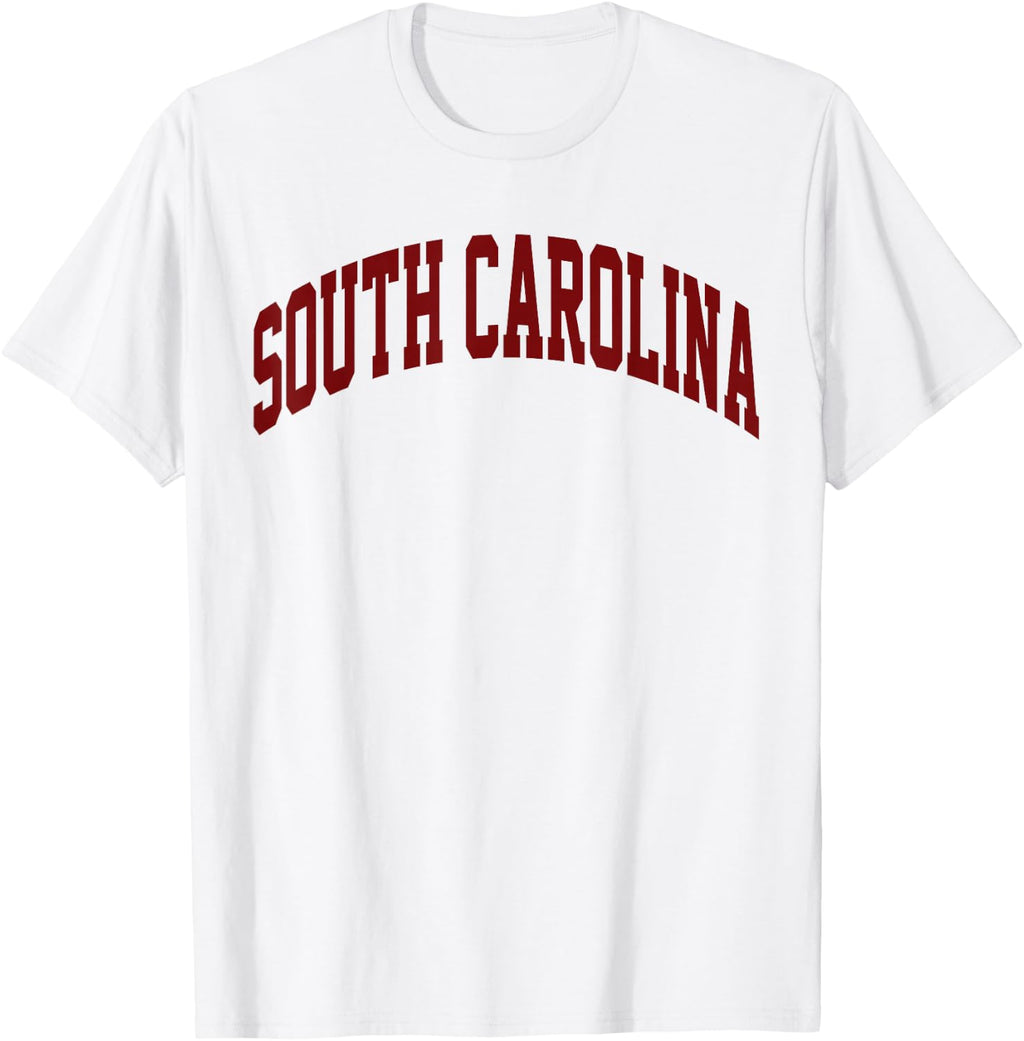 Retro South Carolina Souvenir Vintage South Carolina Red Tee T-Shirt