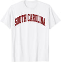 Retro South Carolina Souvenir Vintage South Carolina Red Tee T-Shirt