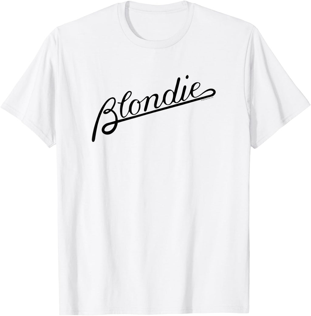 Blondie Script Logo Vintage Band T-Shirt