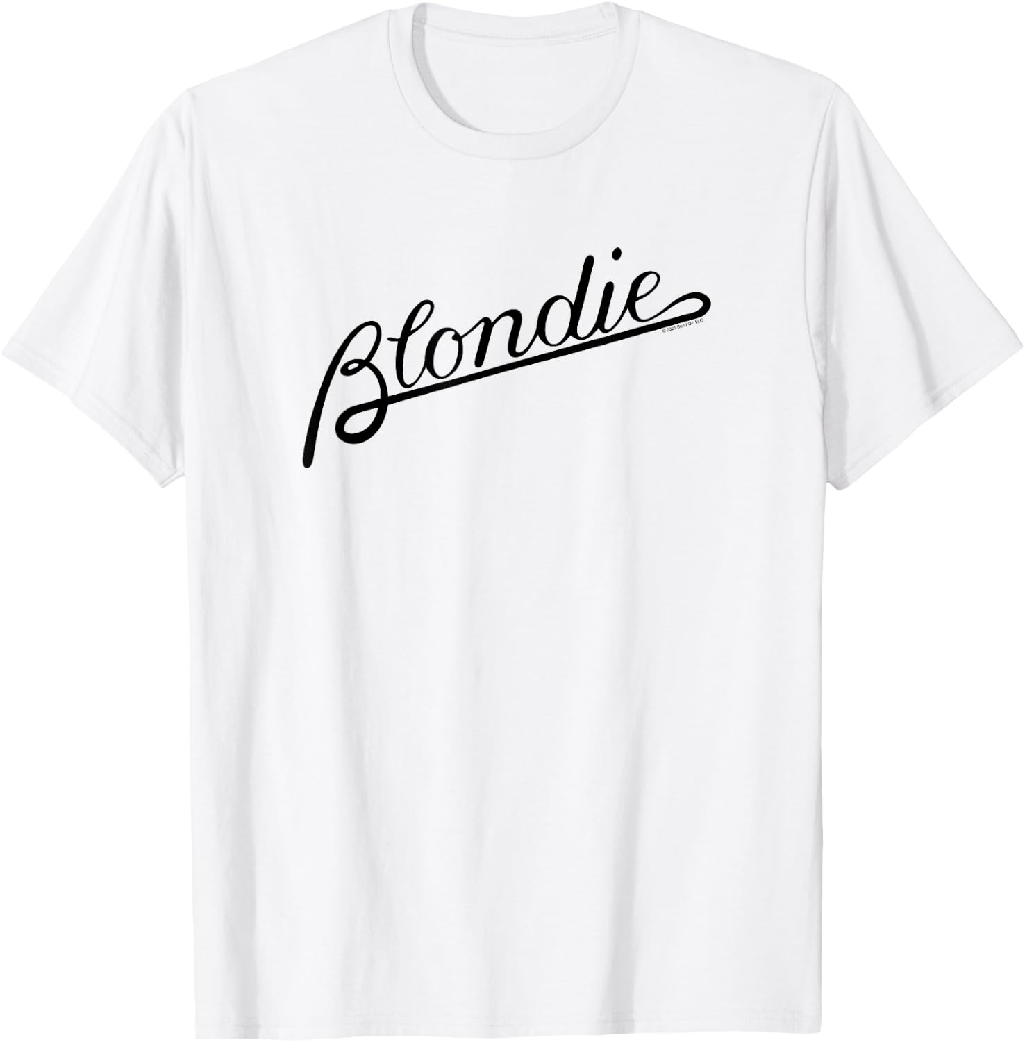 Blondie Script Logo Vintage Band T-Shirt