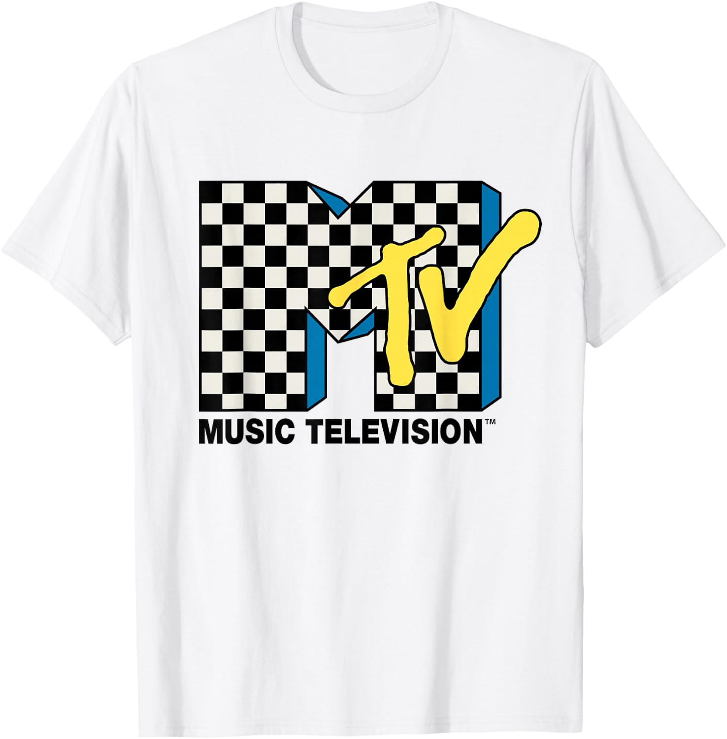 MTV Checker Logo T-Shirt