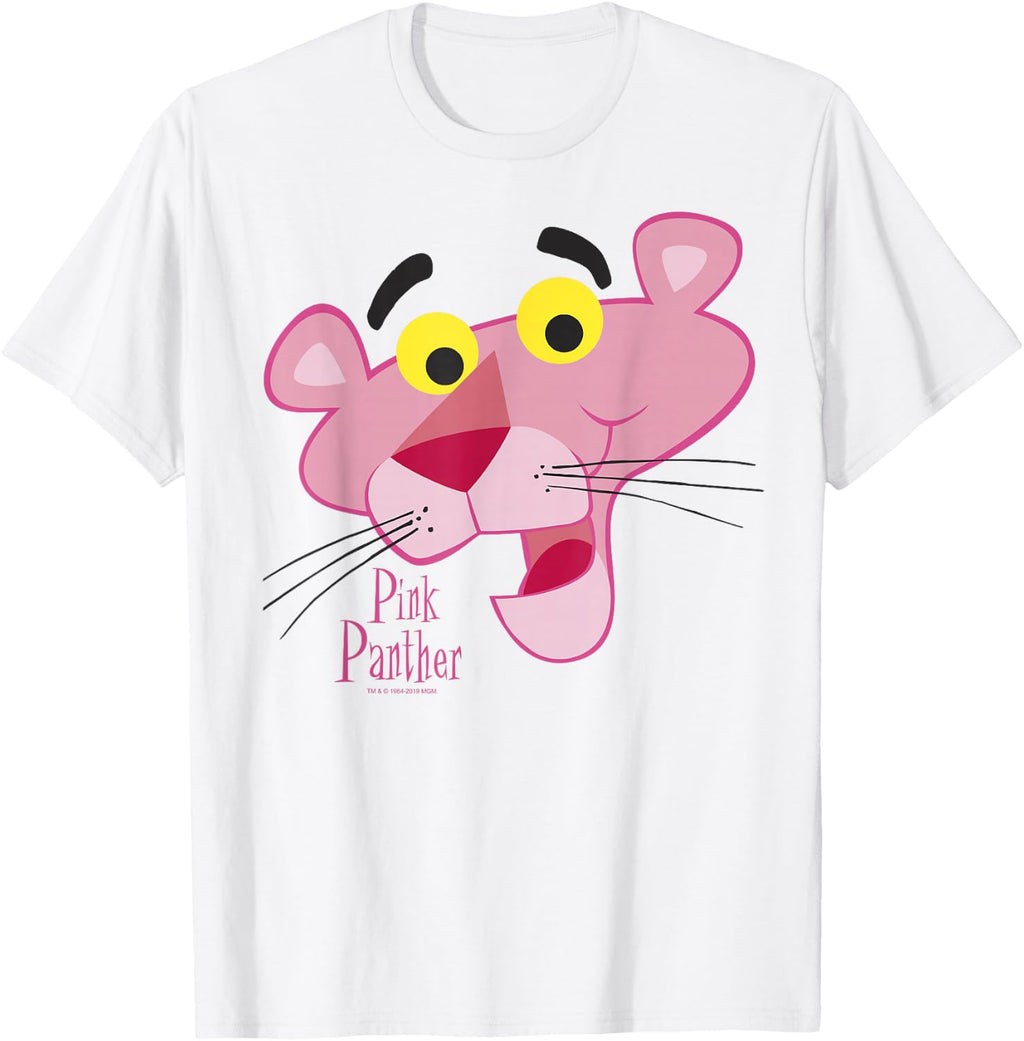 Pink Panther Face Portrait T-Shirt