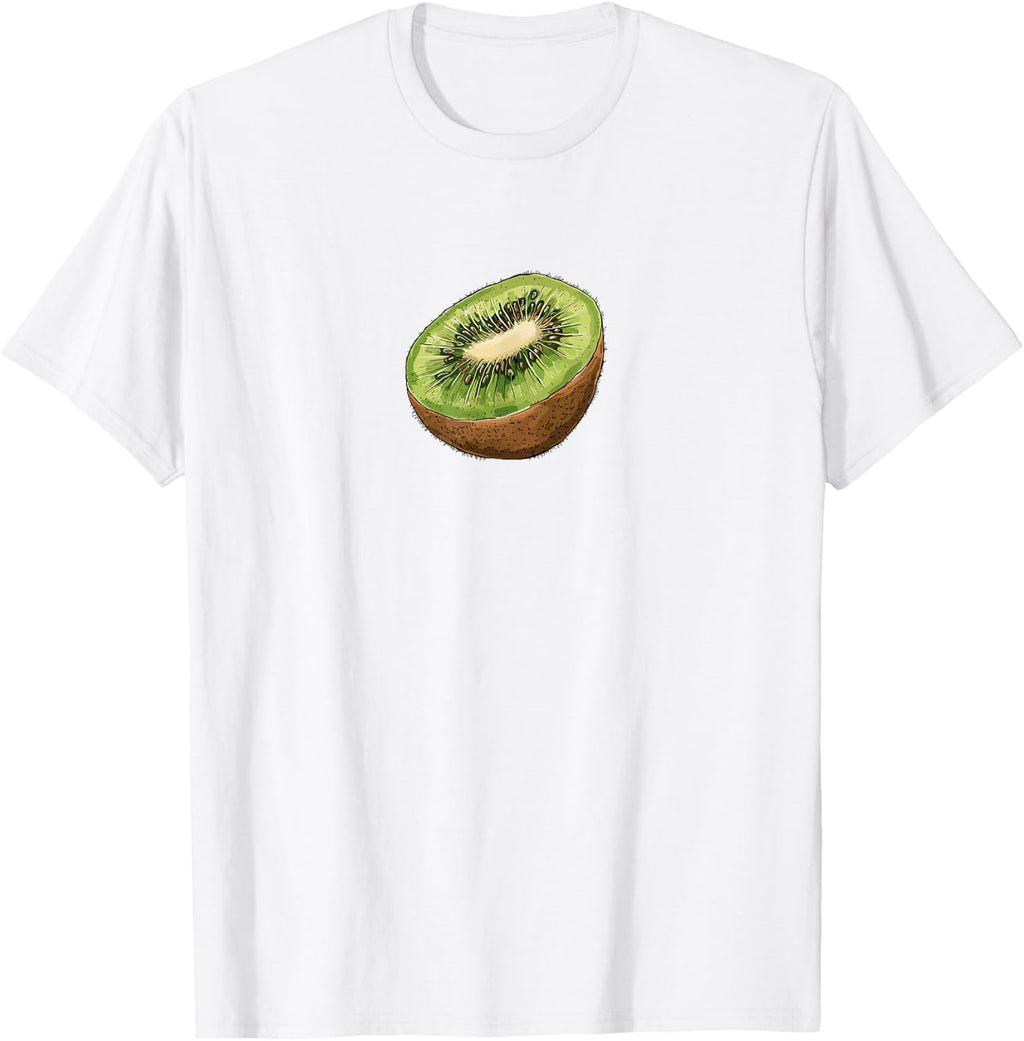 Kiwi Fruit Lovers Y2K Vintage Cute Retro Kiwi Graphic T-Shirt