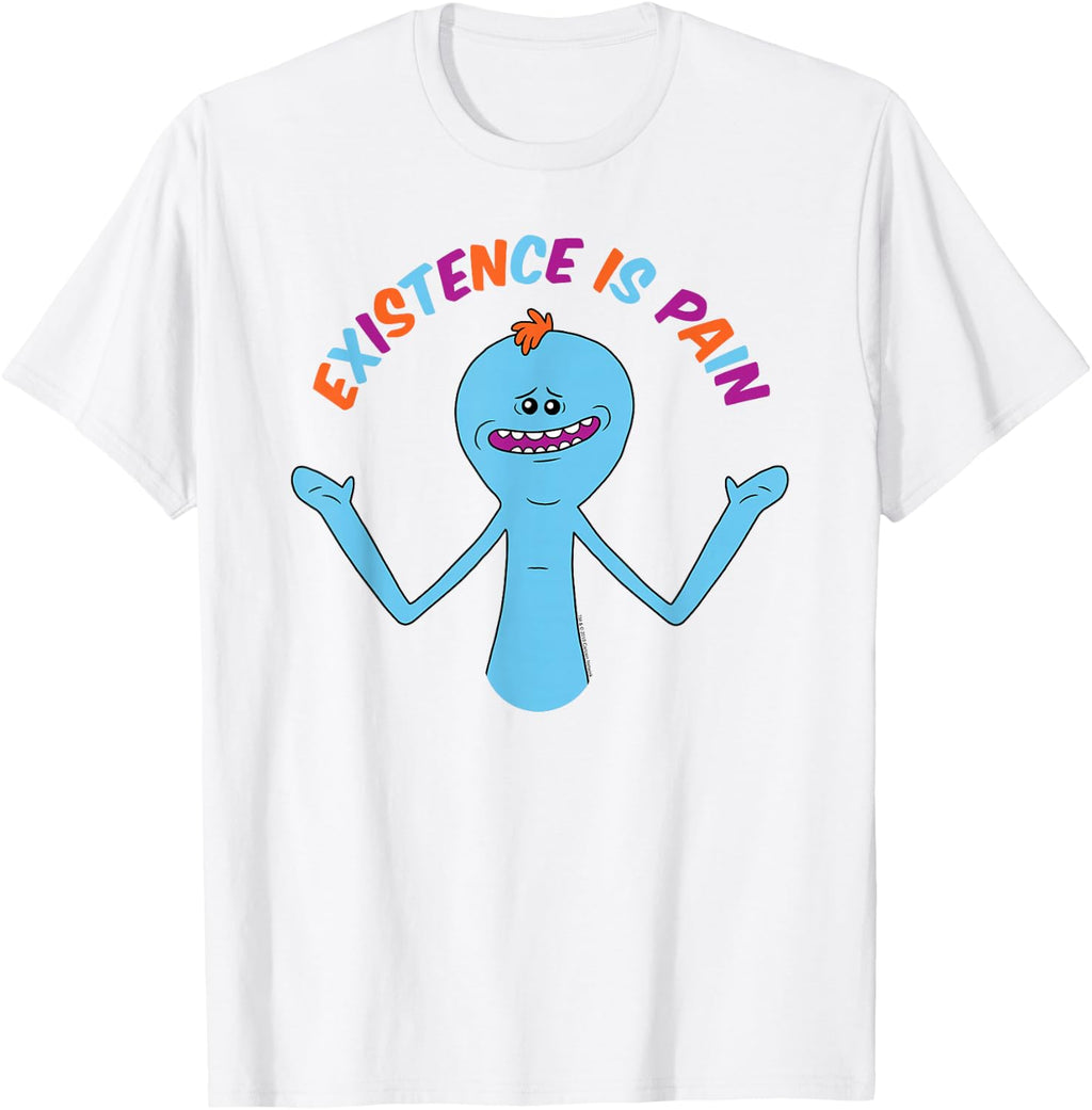 Rick and Morty Existence is Pain - Rainbow T-shirt T-Shirt